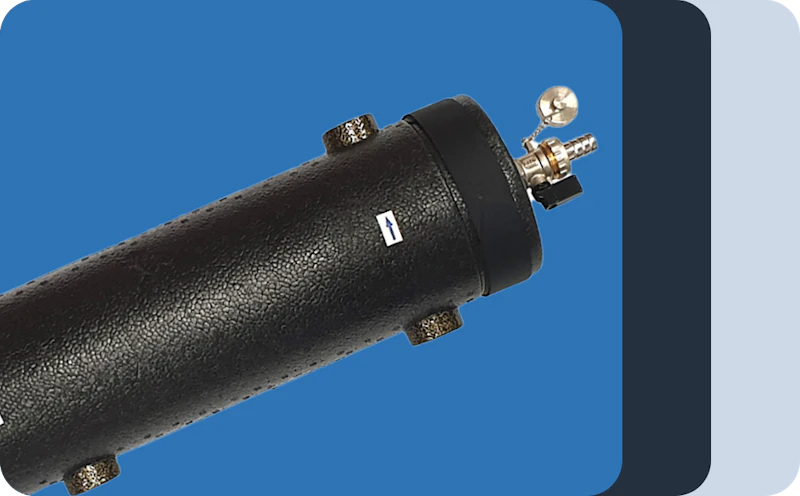 Low loss header with branded layers