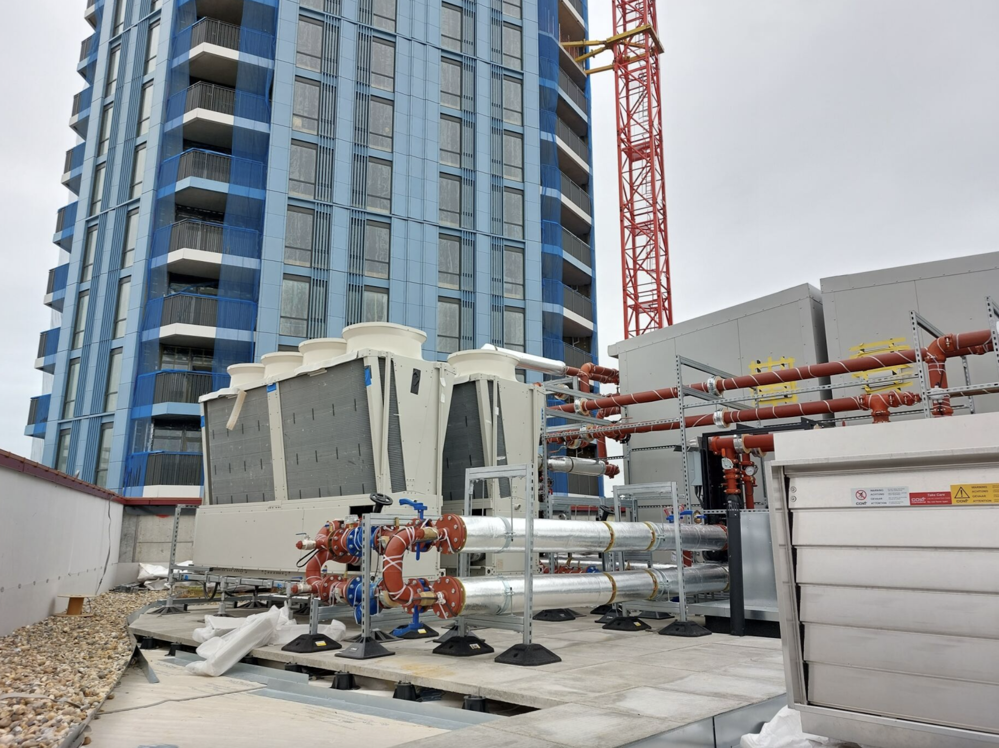 DuraFrame rooftop support system