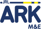 ARK M&E logo in navy